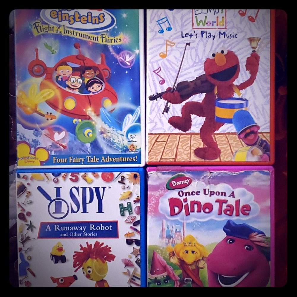 4 kid's 💿 dvd's
